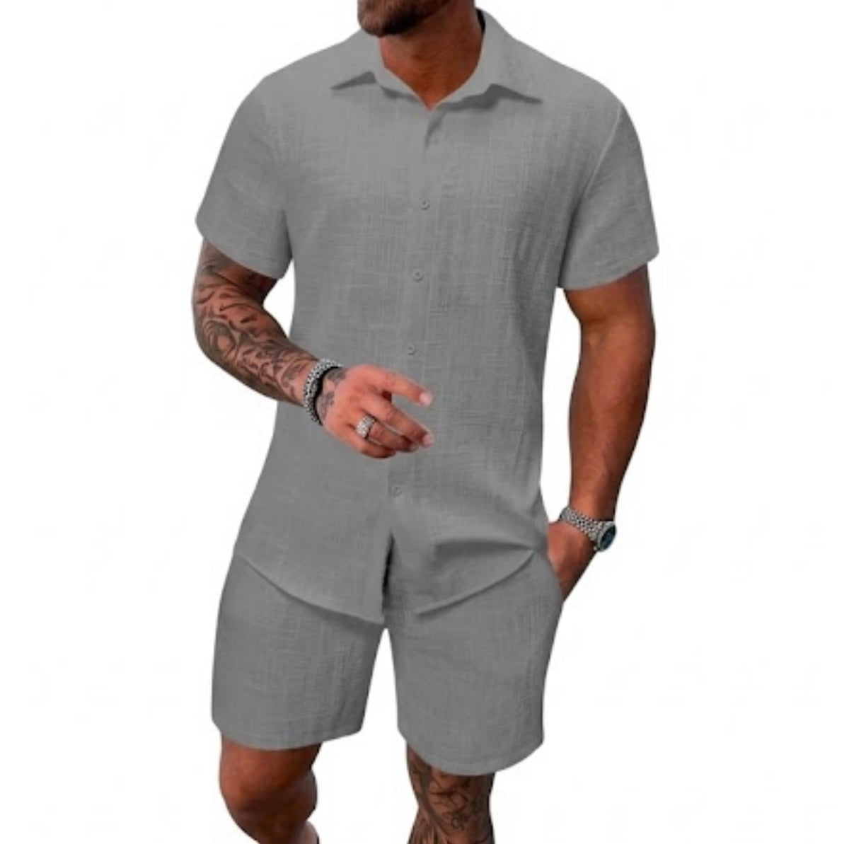 Linen suit